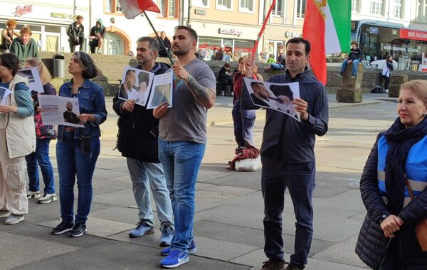 Protest Against Toomaj Salehi’s Death Sentence in Trier 3 May
