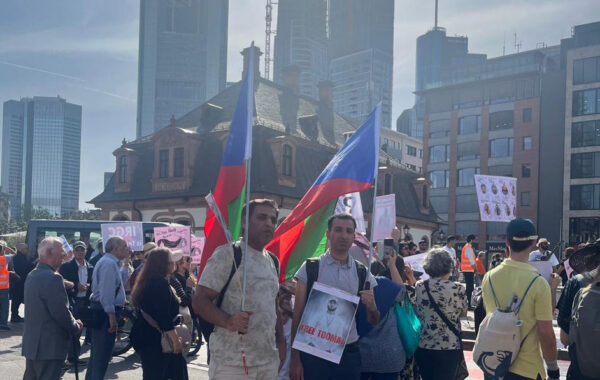 Frankfurt Protest Against Toomaj Salehi Death Sentence