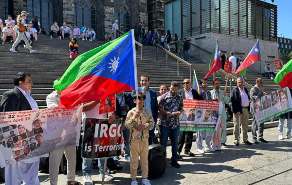 Koln Protest Genocide & Loss of Identity Of Balochis in Iran